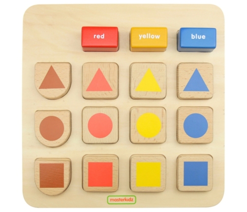 MASTERKIDZ Tablica Edukacyjna Sorter Kształty i Kolory