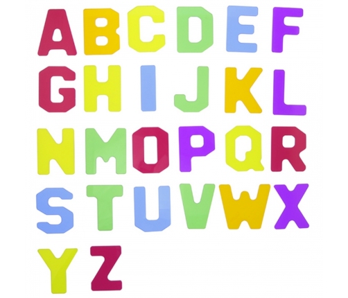 MASTERKIDZ Przezroczyste Cyfry i Litery 38 szt. Montessori