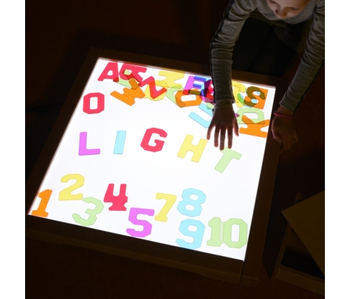 MASTERKIDZ Przezroczyste Cyfry i Litery 38 szt. Montessori