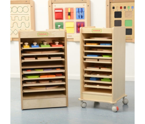 MASTERKIDZ Szafka Do Przechowywania Tabliczek Edukacyjnych