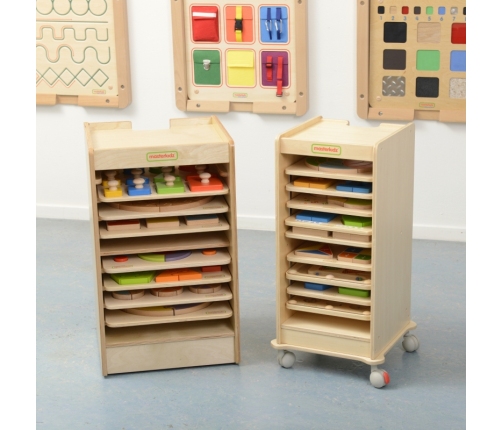 MASTERKIDZ Szafka Do Przechowywania Tabliczek Edukacyjnych