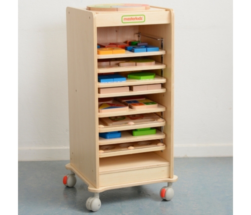 MASTERKIDZ Szafka Do Przechowywania Tabliczek Edukacyjnych