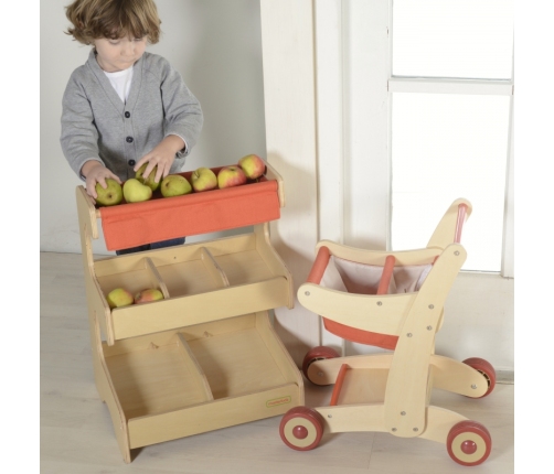 MASTERKIDZ Stoisko Targowe Drewniane Zabawa W Sklep