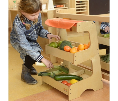 MASTERKIDZ Stoisko Targowe Drewniane Zabawa W Sklep