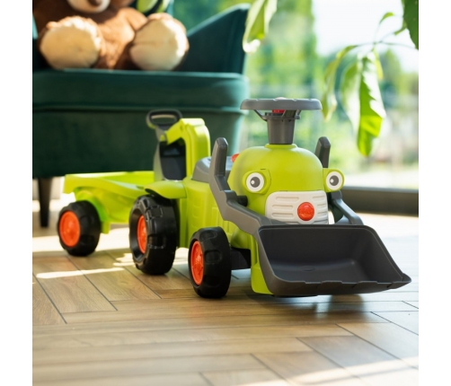 FALK Детская трактор-каталка с прицепом