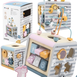VIGA PolarB Activity Box Drewniane Edukacyjne Centrum Gier 5w1 kostka VIGA PolarB Activity Box Drewniane Edukacyjne Centrum Gier 5w1 kostka