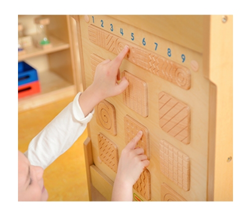 MASTERKIDZ Sensoryczna Tablica Ścienna Rozpoznawanie Faktury Powierzchni