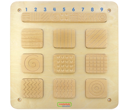 MASTERKIDZ Sensoryczna Tablica Ścienna Rozpoznawanie Faktury Powierzchni