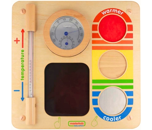 MASTERKIDZ Nauka o Temperaturze Ścienna Tablica Edukacyjna Flex