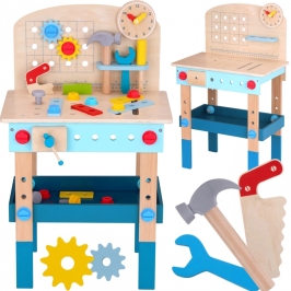 TOOKY TOY Drewniany Stół Do Majsterkowania Warsztat TOOKY TOY Drewniany Stół Do Majsterkowania Warsztat