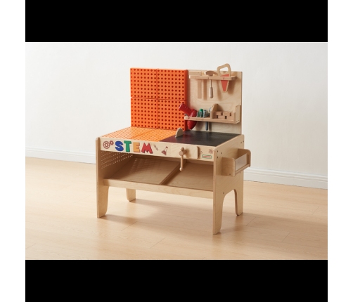 MASTERKIDZ Drewniany Warsztat XXL Montessori STEM z Narzędziami