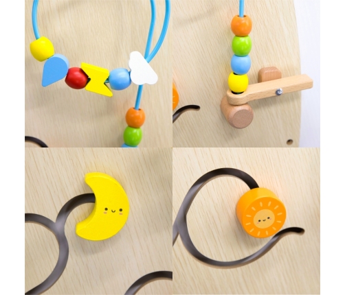 VIGA Tablica Manipulacyjna Ścienna Łuk Montessori