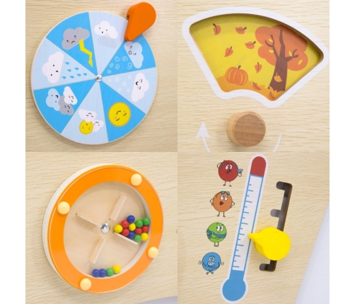 VIGA Tablica Manipulacyjna Ścienna Łuk Montessori