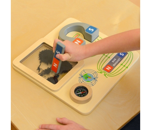 MASTERKIDZ Zabawa Magnetyczna Tablica Edukacyjna Kompas Montessori
