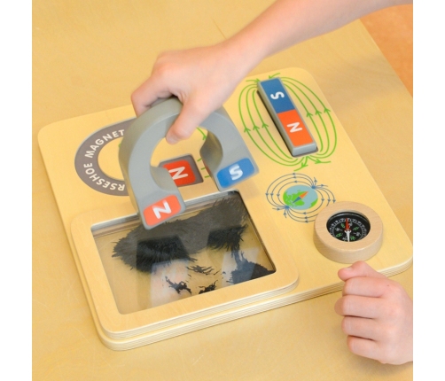 MASTERKIDZ Zabawa Magnetyczna Tablica Edukacyjna Kompas Montessori