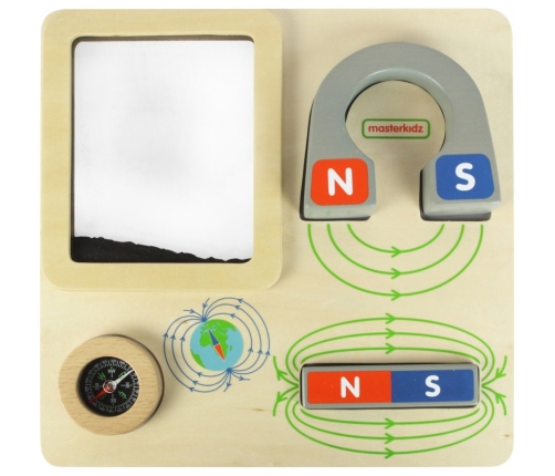 MASTERKIDZ Zabawa Magnetyczna Tablica Edukacyjna Kompas Montessori