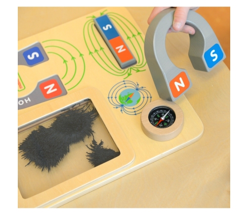 MASTERKIDZ Zabawa Magnetyczna Tablica Edukacyjna Kompas Montessori