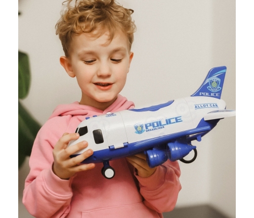 WOOPIE Interaktywy Samolot Rozkładany Policja Funkcja Pary Wodnej