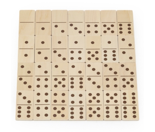 VIGA Drewniane Domino 2w1 Zwierzęta i Liczby