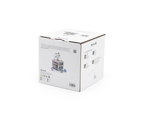 VIGA PolarB Activity Box Drewniane Edukacyjne Centrum Gier 5w1 kostka