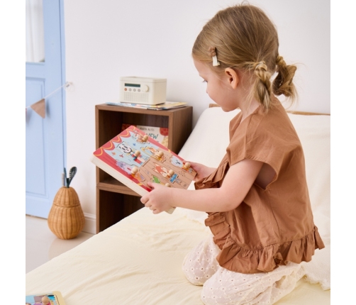 VIGA Puzzle Dźwiękowe Dopasuj Muzykujące Zwierzęta