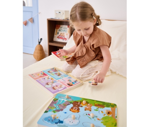 VIGA Puzzle Dźwiękowe Odkrywamy Naturę