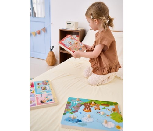 VIGA Puzzle Dźwiękowe Odkrywamy Naturę