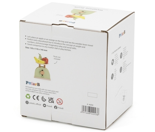 PolarB Drewniana Waga Kuchenna