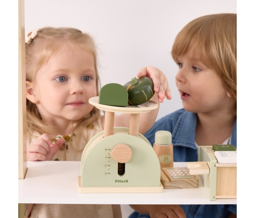 PolarB Drewniana Waga Kuchenna