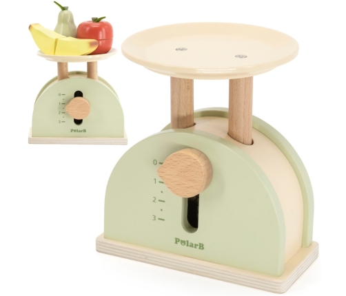 PolarB Drewniana Waga Kuchenna