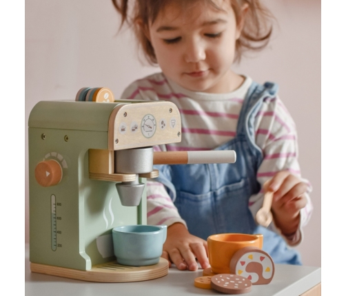 WOOPIE GREEN Drewniany Ekspres do Kawy 25 el Cukiernia Barista