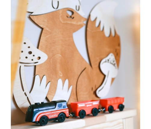 WOOPIE Lokomotywa Elektryczna Pociąg Wagony na Magnes