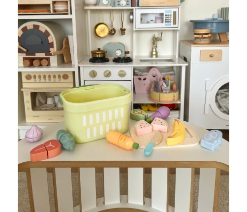 TOOKY TOY Drewniany Zestaw Żywność Warzywa Owoce