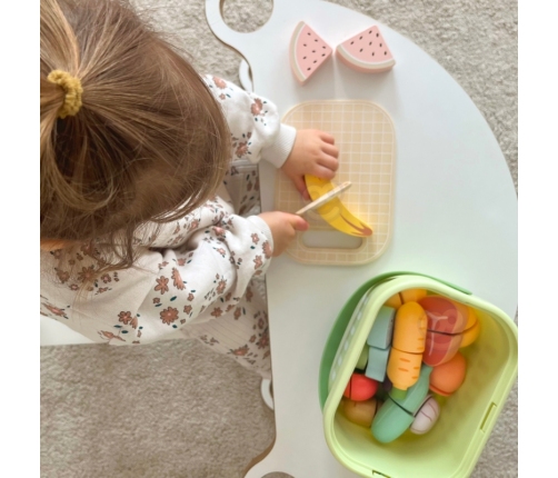 TOOKY TOY Drewniany Zestaw Żywność Warzywa Owoce