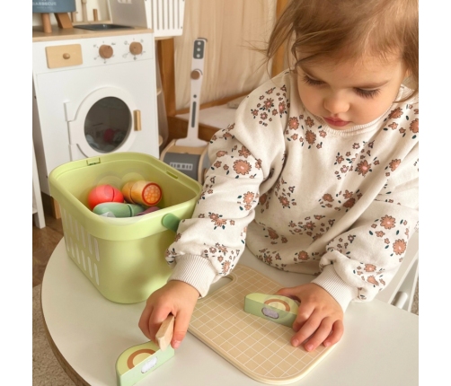 TOOKY TOY Drewniany Zestaw Żywność Warzywa Owoce