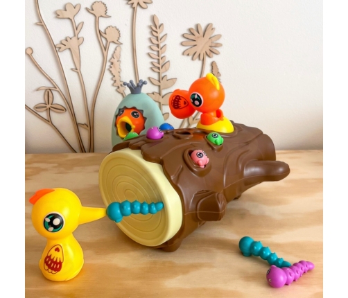 WOOPIE Gra Zręcznościowa Złap Robaczka + Skarbonka Wańka Wstańka Jajko