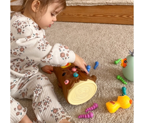 WOOPIE Gra Zręcznościowa Złap Robaczka + Skarbonka Wańka Wstańka Jajko