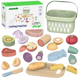 TOOKY TOY Drewniany Zestaw Żywność Warzywa Owoce TOOKY TOY Drewniany Zestaw Żywność Warzywa Owoce