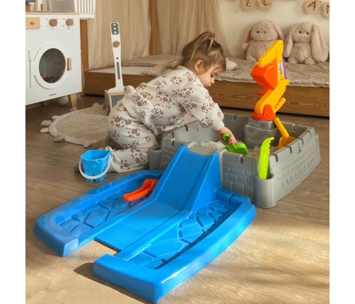 WOOPIE Переносная песочника + 9 игрушек