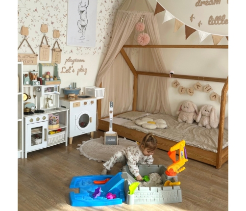 WOOPIE Переносная песочника + 9 игрушек