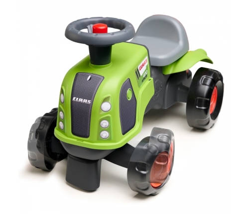 FALK Jeździk Claas 470 Arion Zielony z Przyczepką + Zestaw do piasku