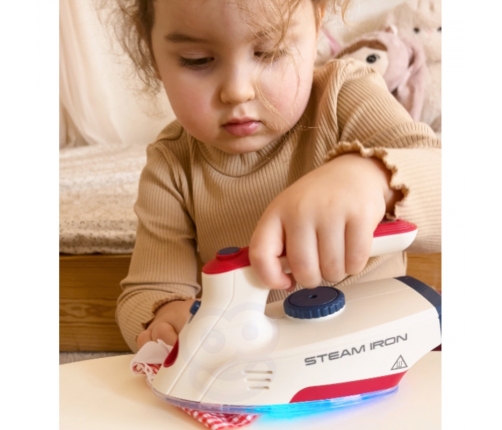 WOOPIE Zestaw XXL Deska do Prasowania z Żelazkiem Wieszakiem Koszem na Pranie i Ubraniami 14 el.