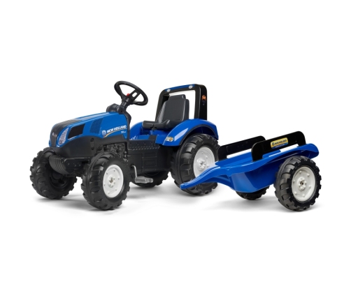 FALK Traktor na Pedały New Holland Duży z Przyczepką od 3 lat