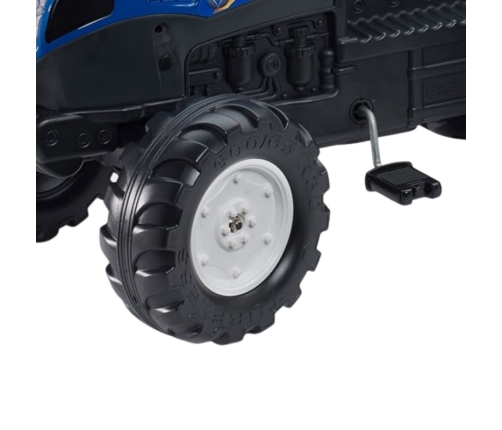 FALK Traktor na Pedały New Holland Duży z Przyczepką od 3 lat