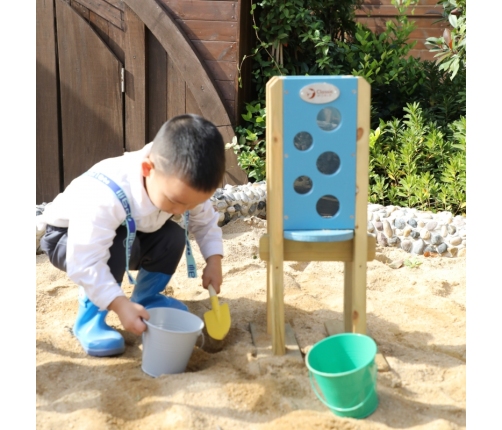 CLASSIC WORLD EDU Eko Skrzynka na Piasek Zabawka do Piaskownicy Żółty od 3 lat