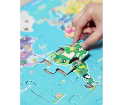 Classic World Puzzle Mapa Świata