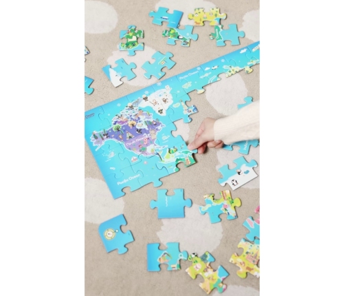 Classic World Puzzle Mapa Świata