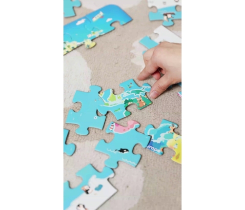 Classic World Puzzle Mapa Świata
