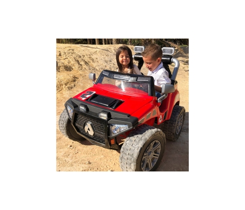 Bērnu elektroauto INJUSA Monster LED Red