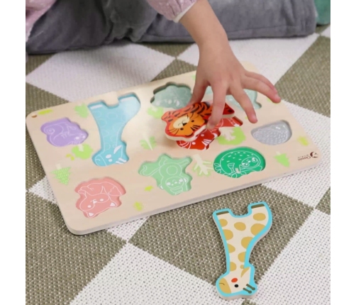 Classic World Drewniana Układanka Dopasuj Zwierzątka